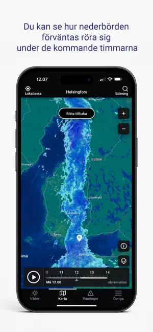 Meteorologiska Institutet iPhone screenshot 6