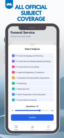 Funeral Service Exam Prep 2026 iPhone screenshot