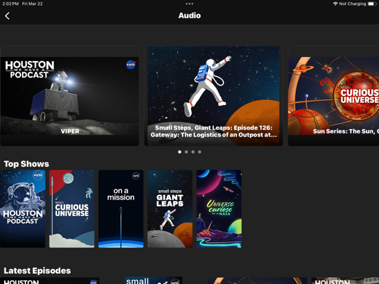 NASA iPad app afbeelding 6