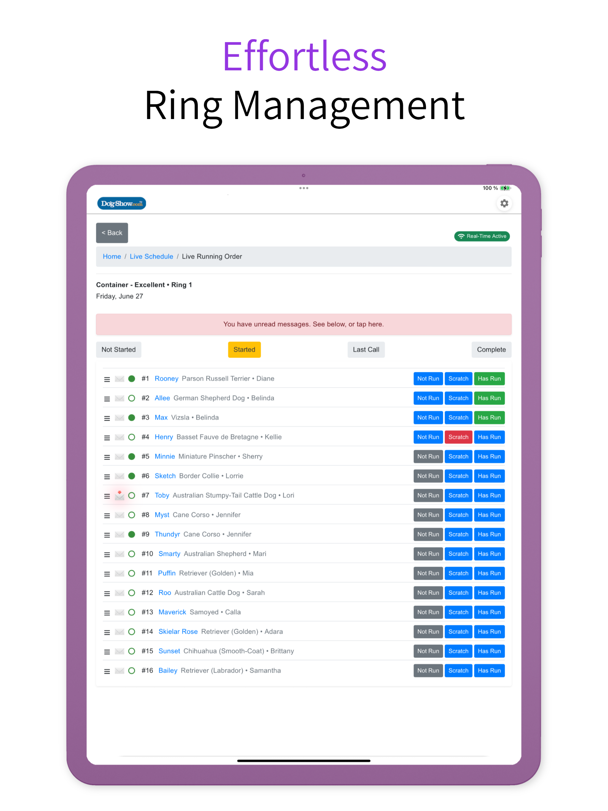 Ringside by DogShow.com