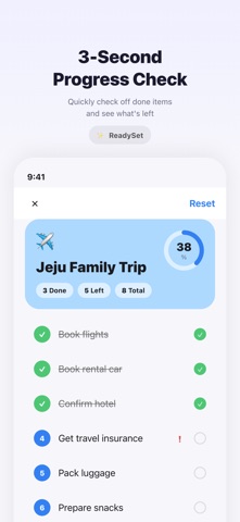 ReadySet- Smart Checklist Screenshot 6 of 7