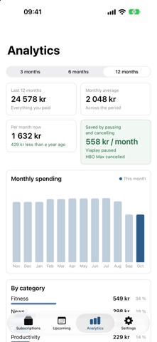 Subscout: Subscription Tracker screenshot 3