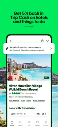 Tripadvisorのスクリーンショット（2/5）