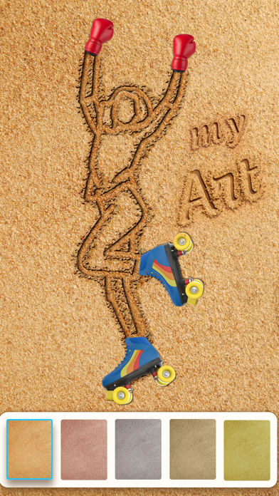 Sand Draw: Beach Art Drawings Screenshot