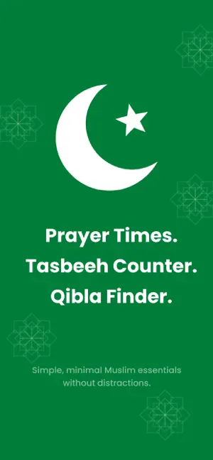 MuslimOne: Prayer Times, Qibla screenshot 1