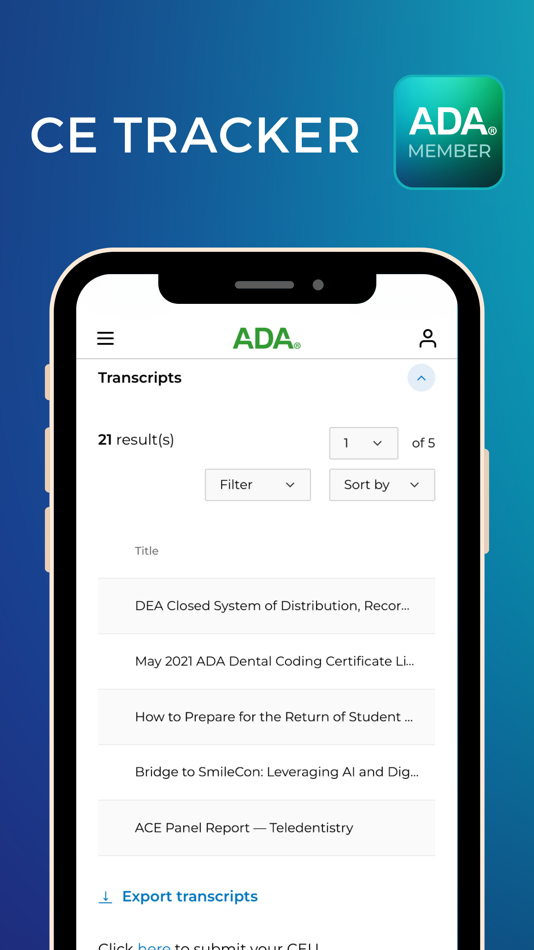#4. ADA Member App (iOS) 来自: American Dental Association