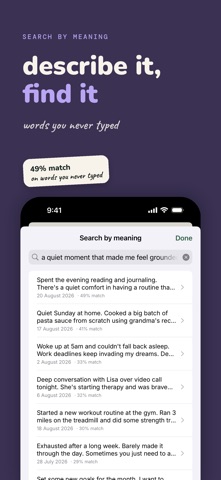 DailyVox: Voice Journal Diary iPhone screenshot