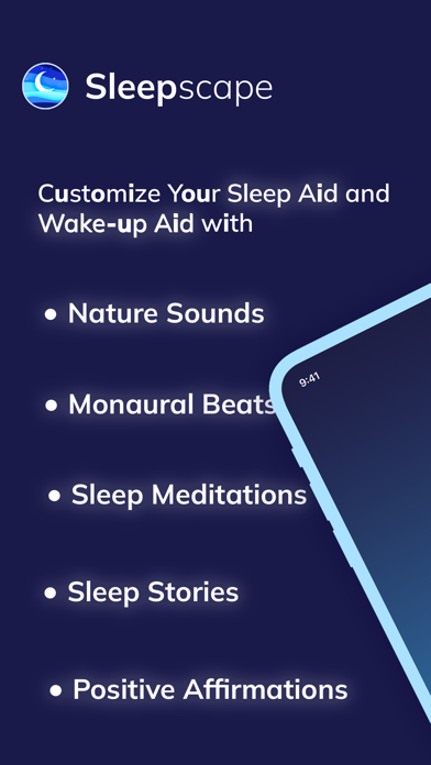 Sleepscape: Sleep & WakeUp Aid Screenshot