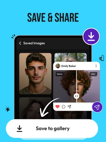 AI Photo Enhancer & Pic Editor iPad screenshot