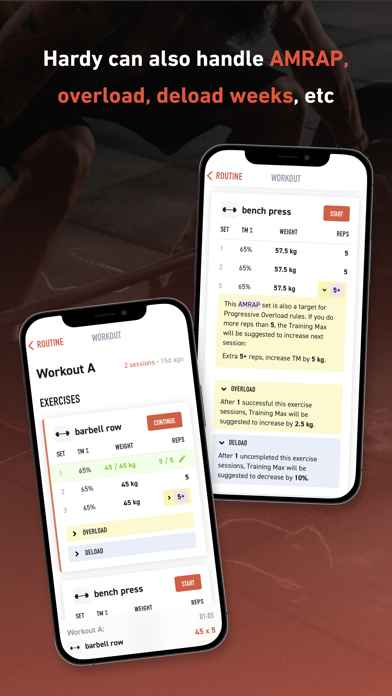 Hardy: Smart workout routines Screenshot