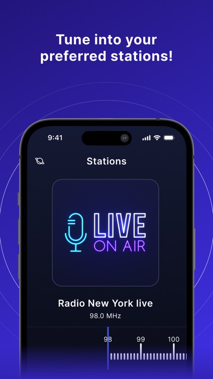 Radio App: Simple FM, AM Tuner screenshot-4