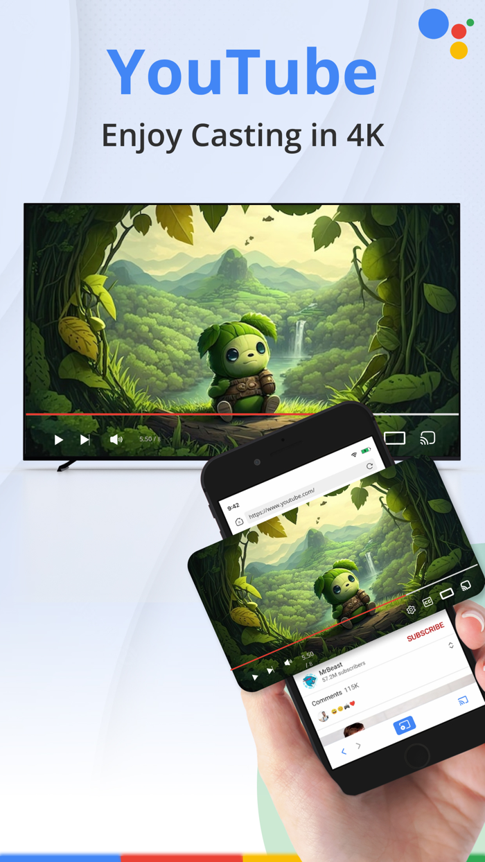 TV Cast Mirror Home Screen