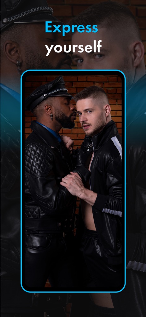 ROMEO - Gay Dating & Chat - Users can freely express their identity through personalized profile photos and detailed interest sections, fostering genuine connections within the community.