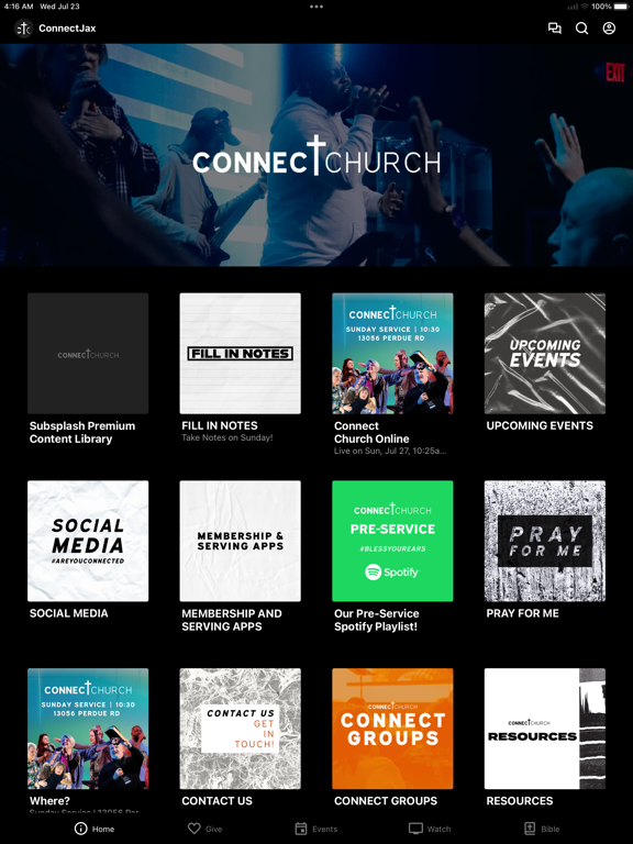 Screenshot #4 pour ConnectChurchJax