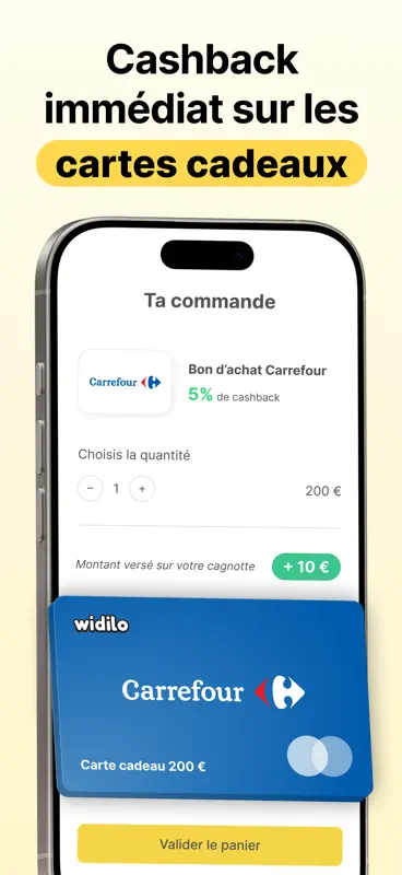 Widilo: Cashback & Codes Promo screenshot 7 of 10