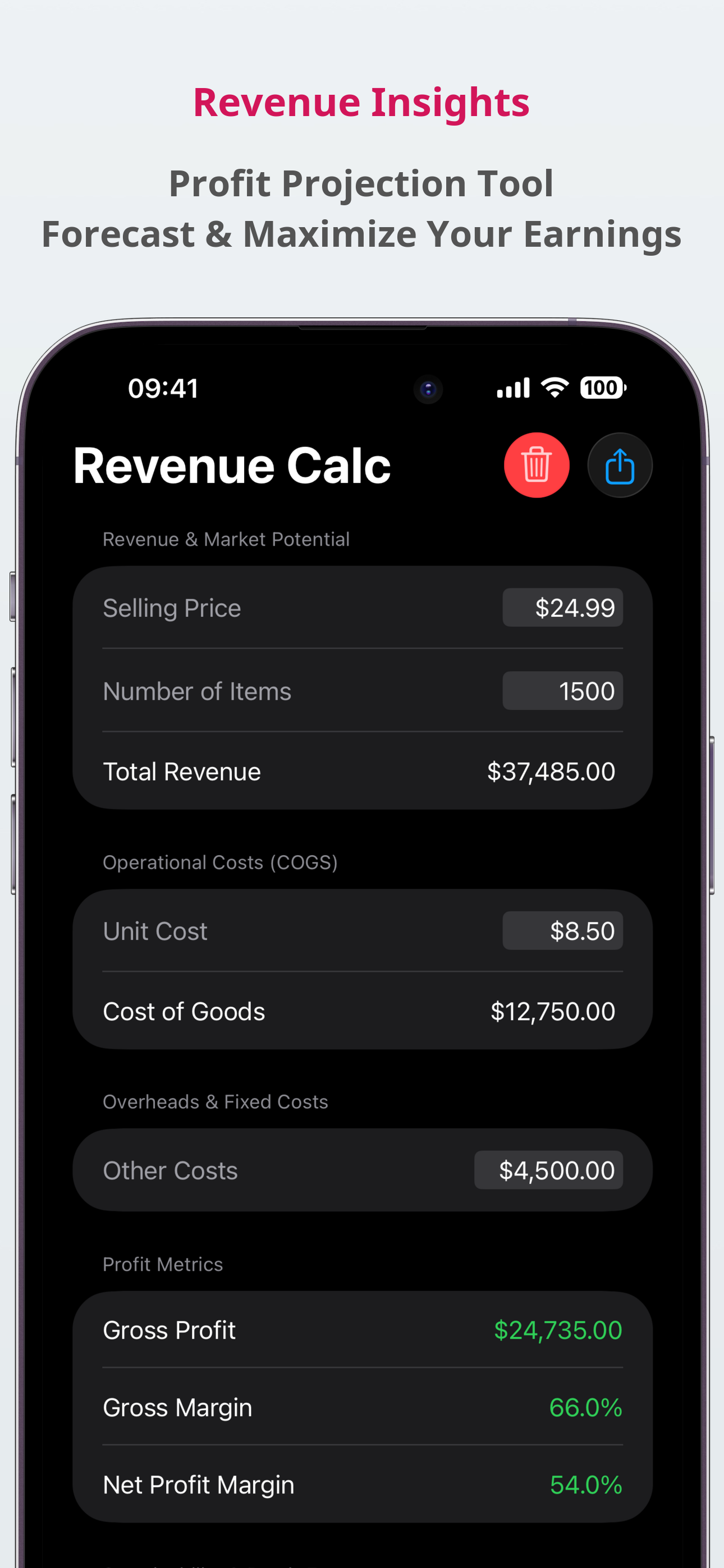 Revenue Calc