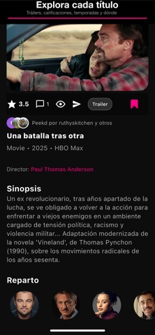 Peekr: Descubre qué ver screenshot