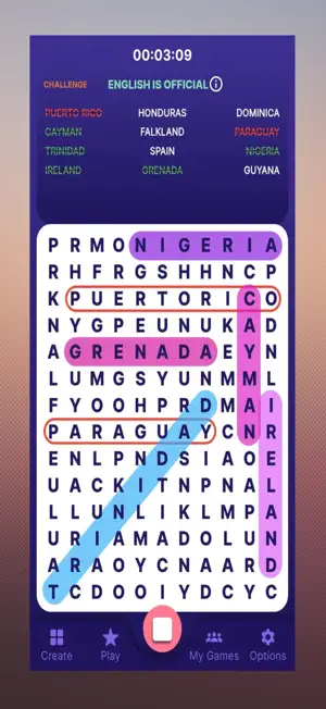 Wercos Wordsearch screenshot 2