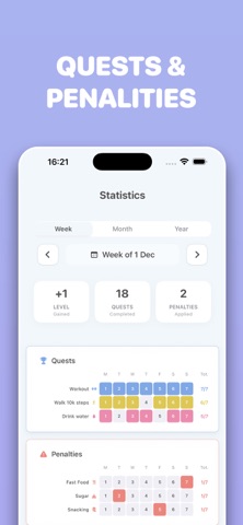 Hecto: Gamified Habit Tracker screenshot