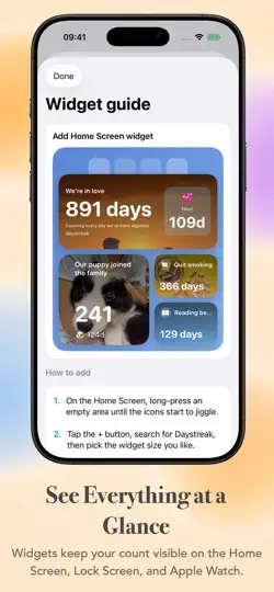Daystreak: Days Since iPhone Ekran Görüntüsü 2