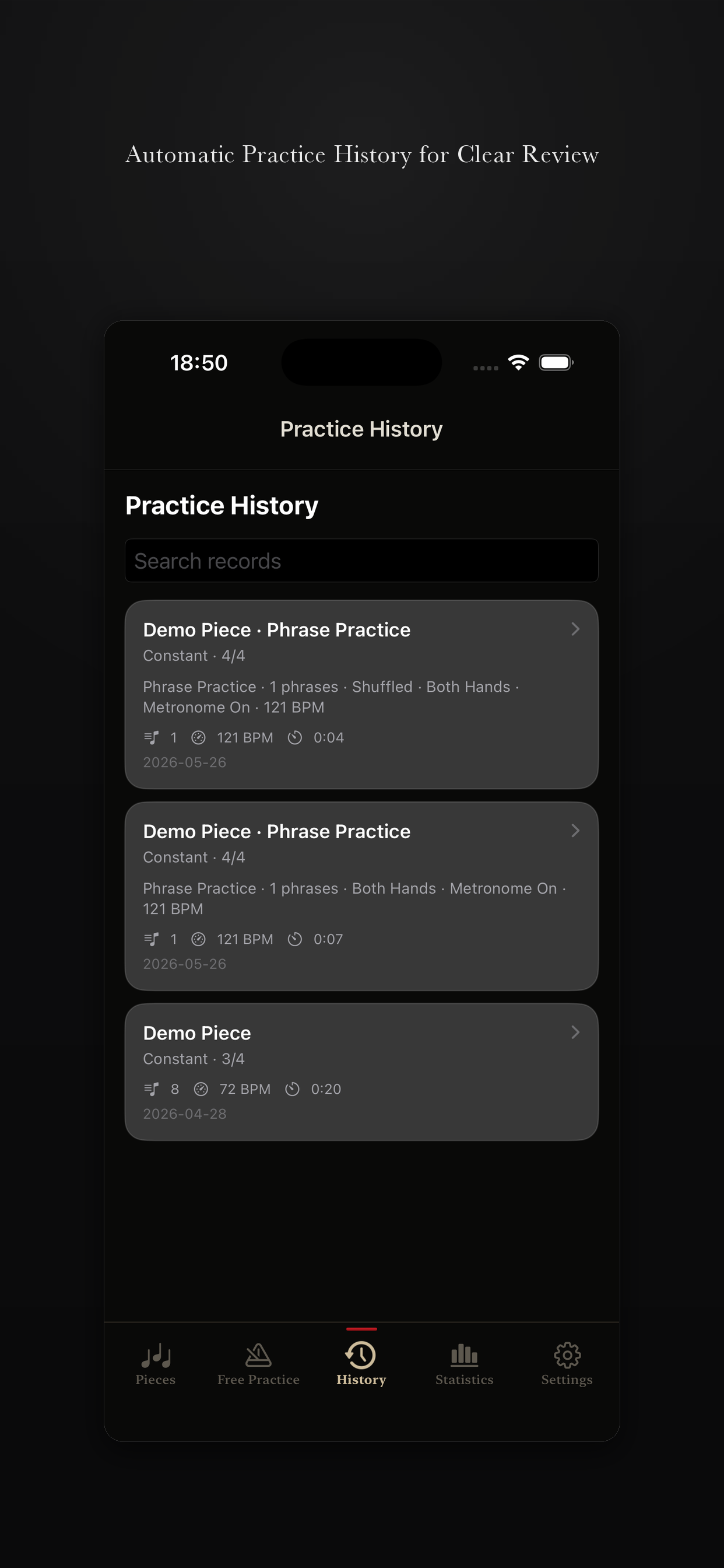 TempoPro: MIDI Piano Practice screenshot 5