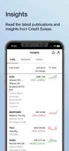 Credit Suisse Digital screenshot #3 for iPhone