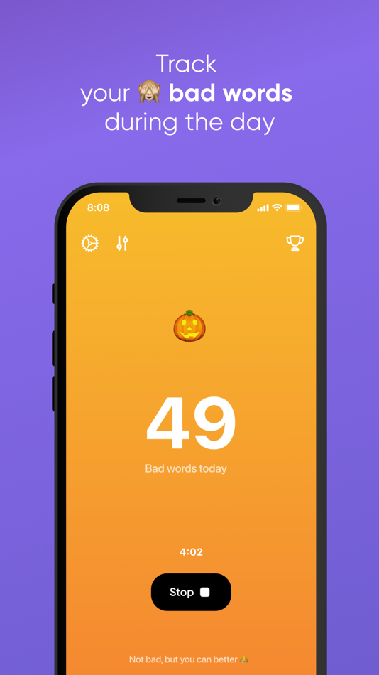 #4. Swear Counter Bad Words Filter (iOS) 由: Yevhenii Balynets