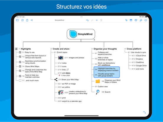 Screenshot #6 pour SimpleMind - Mind Mapping