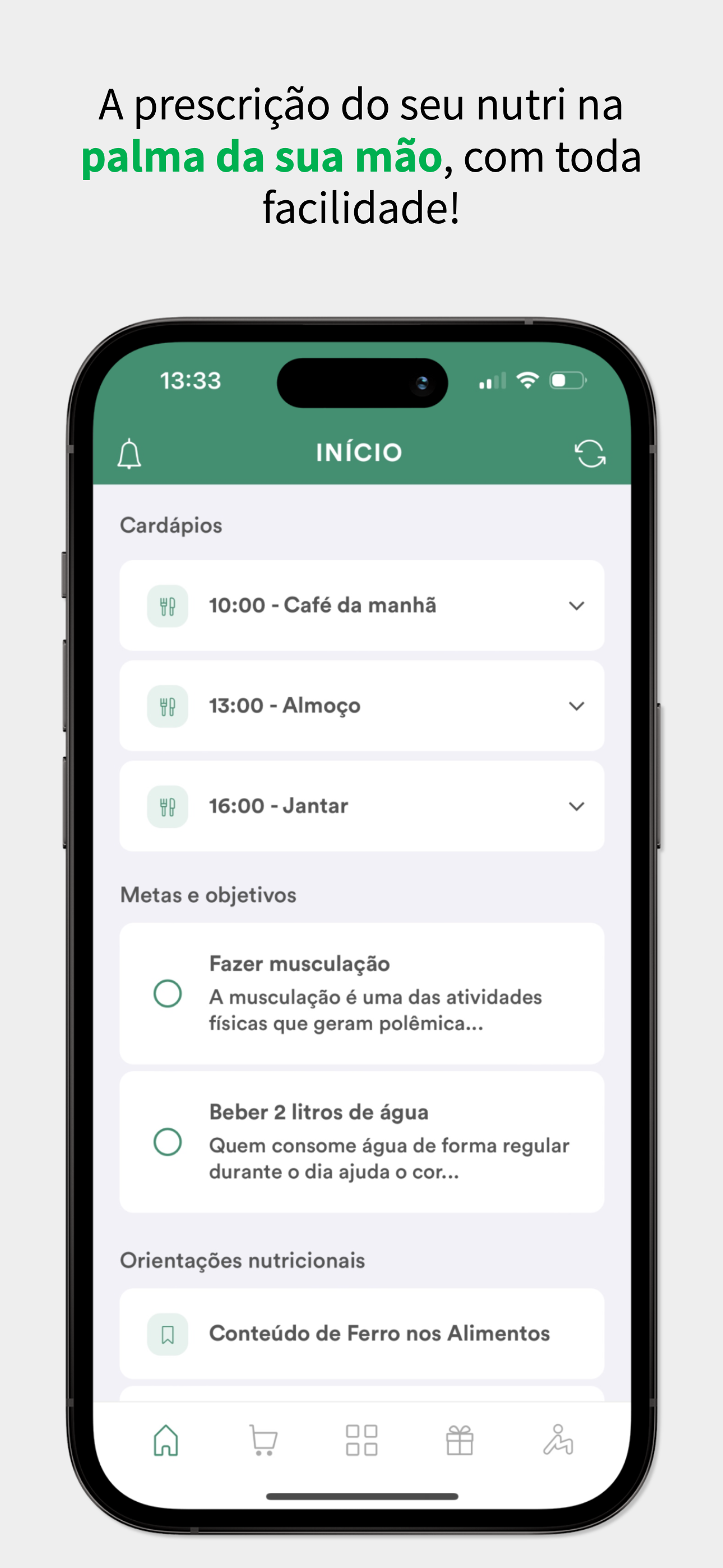 WebDiet para pacientes