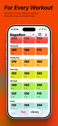 嘎嘎跑 - GagaRun离线跑步节拍 iPhone screenshot