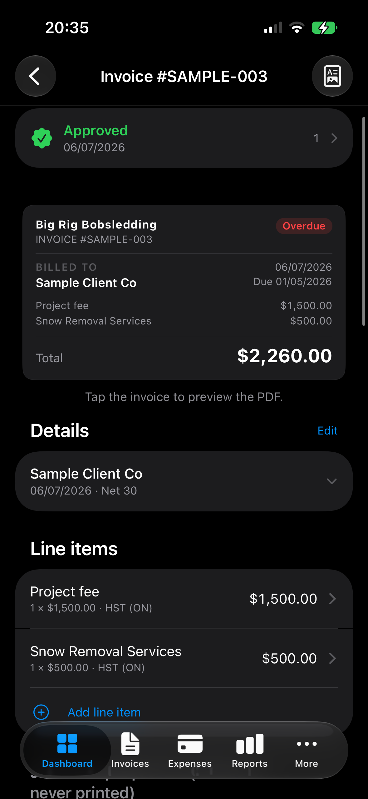 QuoteProof — Invoices & Quotes screenshot 3