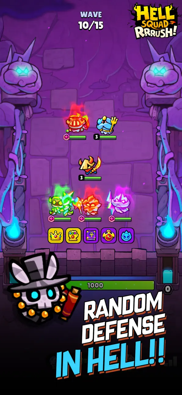 Hellsquad Rrrush! iOS Mod IPA screenshot 2 - iOS game interface
