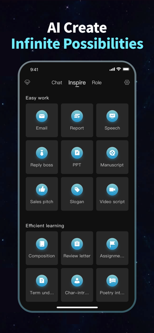 ‎ChatGo – Screenshot des KI-Chatbot-Assistenten