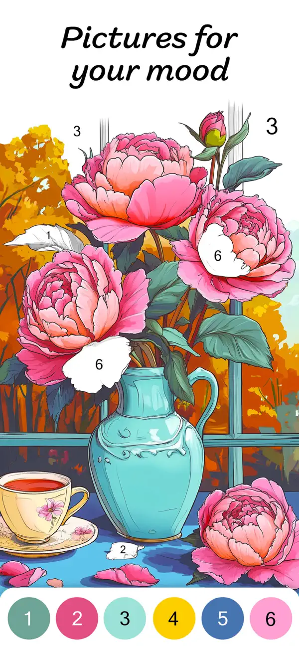 #5. Color by Numbers for Adults (iOS) 由: Veraxen Ltd