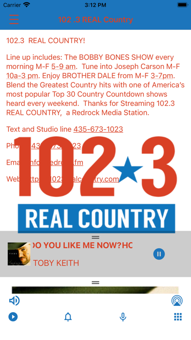 102.3 Real Country FM- KUTQ Screenshot