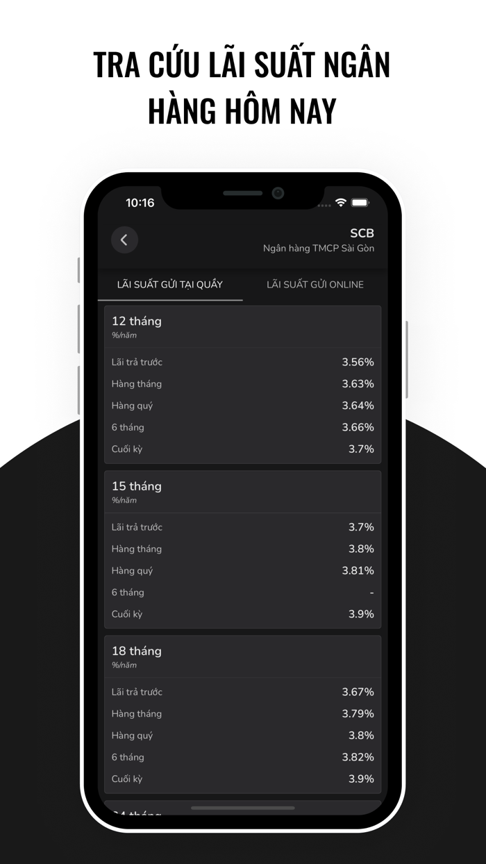 Lãi suất ngân hàng