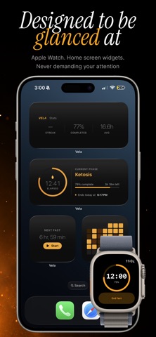 Vela: Intermittent Fasting iPhone screenshot