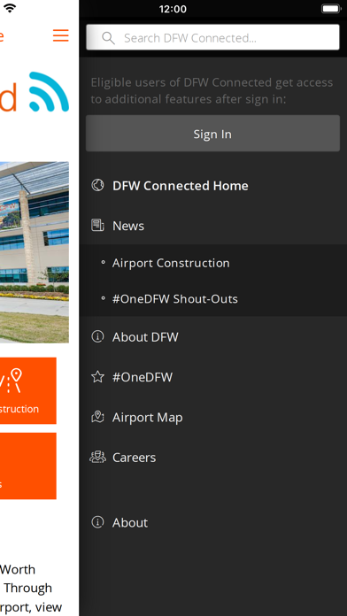 DFW Connected App iPhone screenshot 2 - Social Networking app