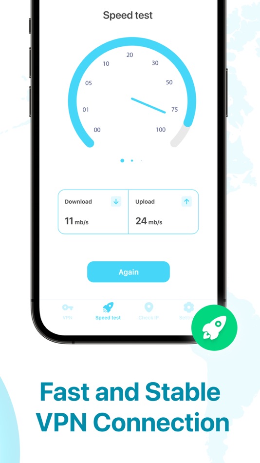 #4. Fast VPN turbo IP Changer (iOS) 由: VPN - location and ip changer. Hide your fake IP address. Change best proxy