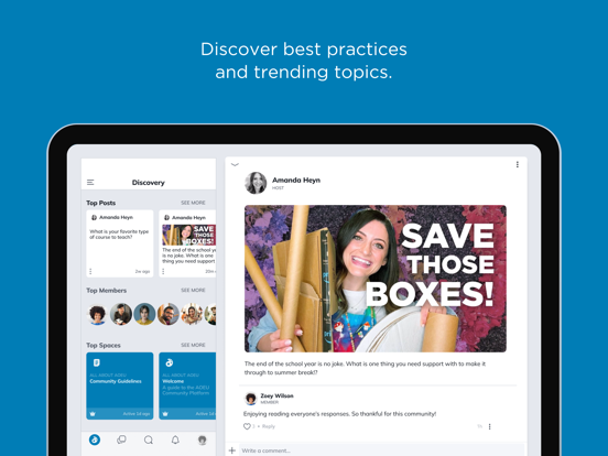 The Art of Ed Community iPad screenshot 3 - Social Networking app