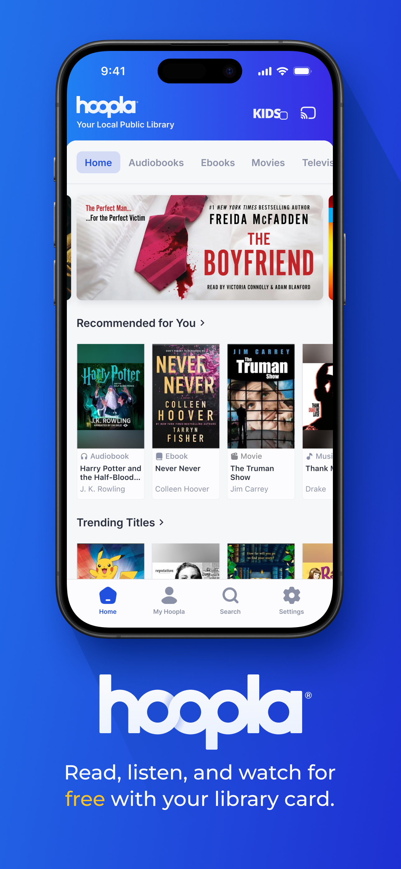 Hoopla: Your Library Anywhere