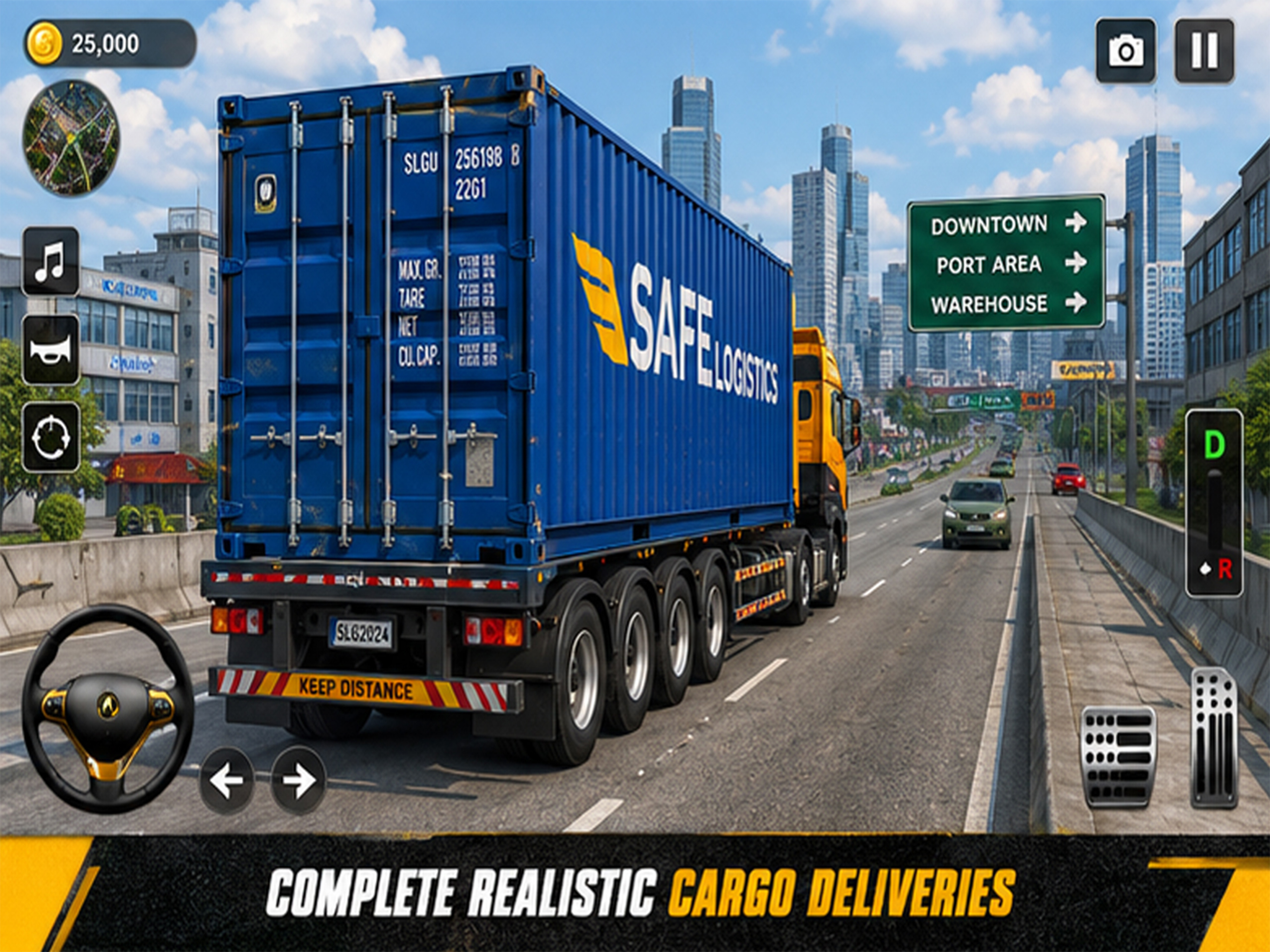 Cargo Truck Games Simulator 3D screenshot 13