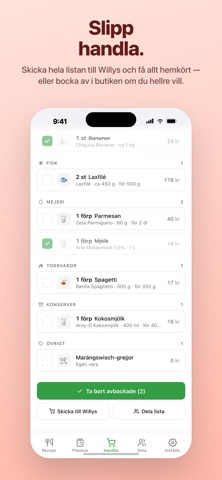 Receptsamlingen screenshot