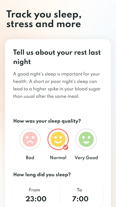 Clear.bio: nutrition tracker Screenshot