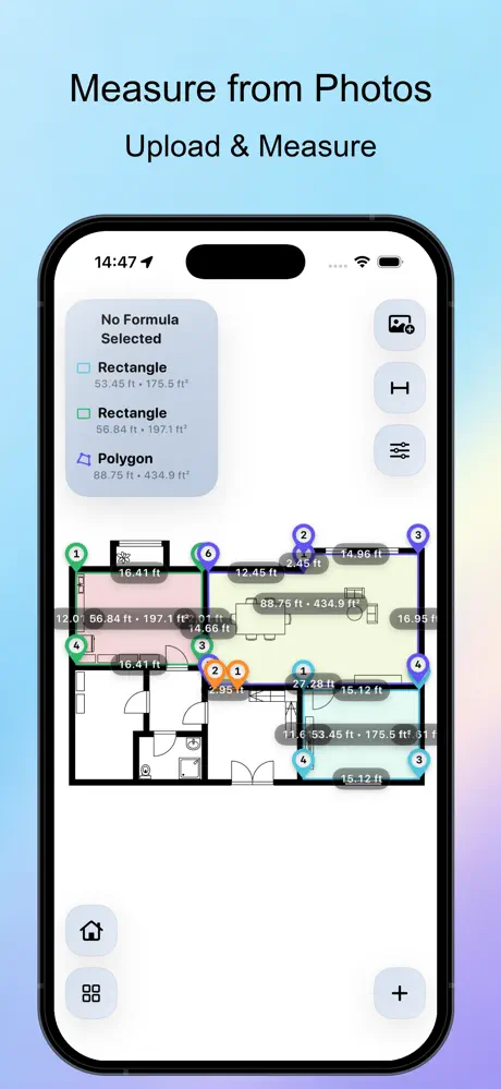《Planimeter Pro for map measure》App screenshot 2