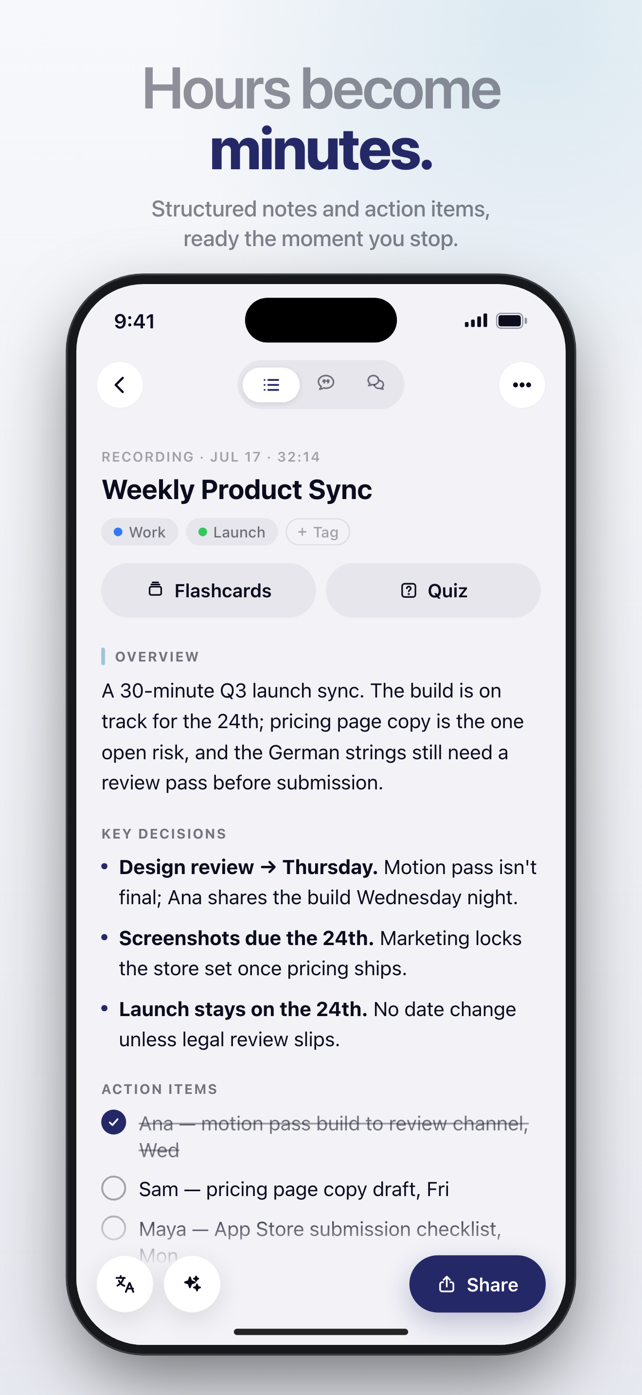 Noota: AI Note Taker & Memos screenshot 3