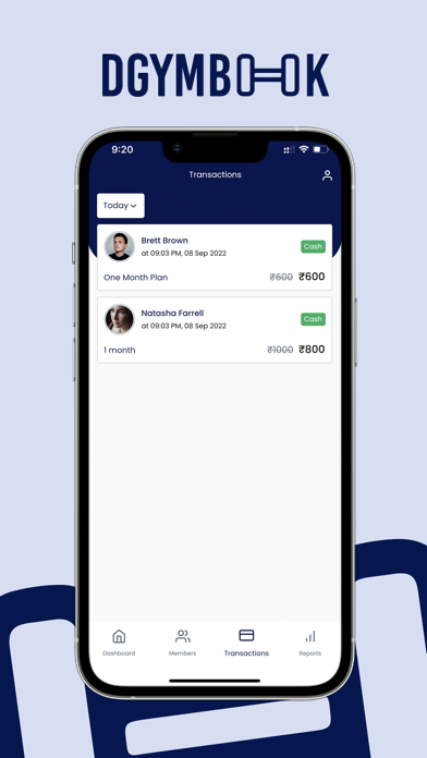 DGymBook Partner Screenshot