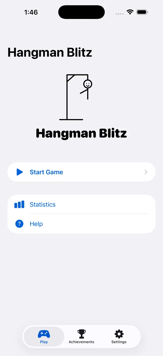 Hangman Blitz screenshot 1