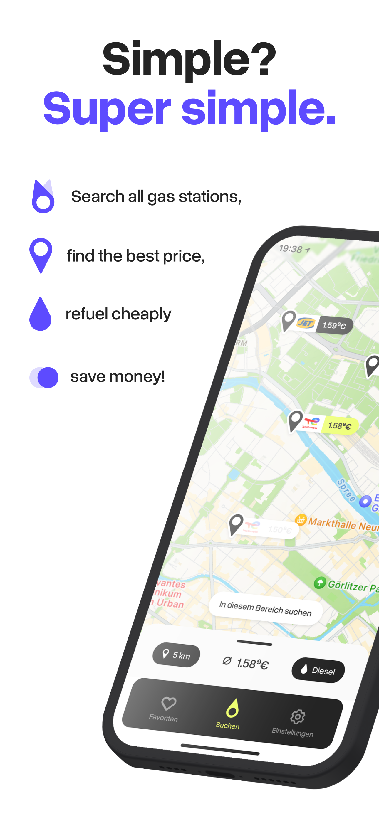 BesserTanken: Refuel cheaply