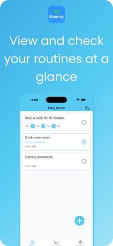 Bloomly: Habit Tracker Screenshot 2 of 5